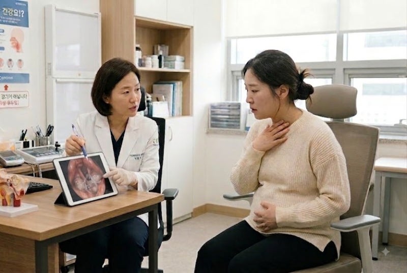 [임산부 역류성식도염] 감기 아닌데 한 달 반 넘게 지속된 기침,갈비뼈 통증까지