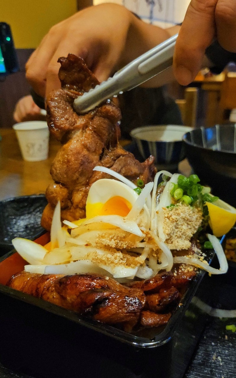 목포 평화광장 맛집 점심 우동이완성되다 갓성비 직화돼지갈비동 추천