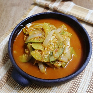 애호박찌개 새우젓 넣은 요리 레시피