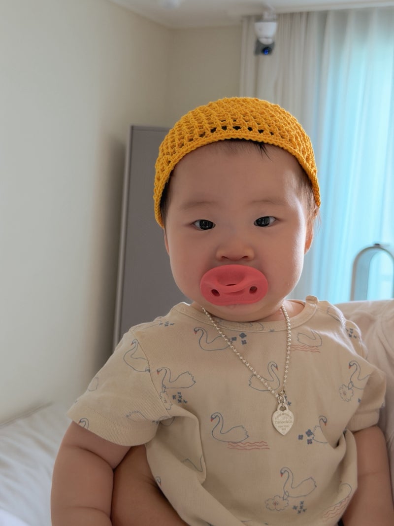 티파니앤코 미아방지 목걸이 3개월 실착 후기｜12개월 아기 매일 착용해보니 (생활기스·피부....