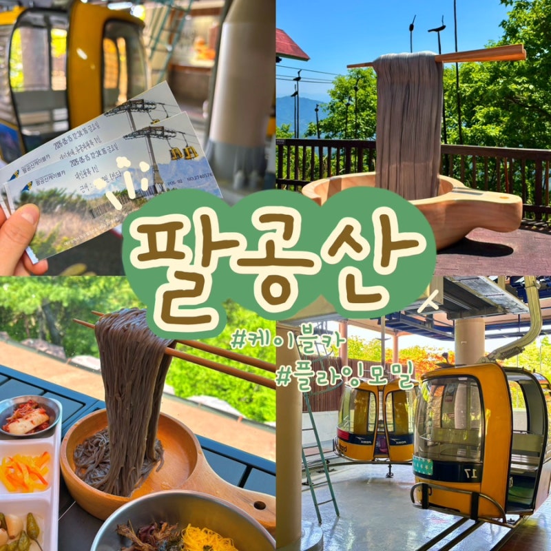 대구 팔공산 케이블카 타고 뷰맛집 '솔마루' 플라잉 메밀 먹자!