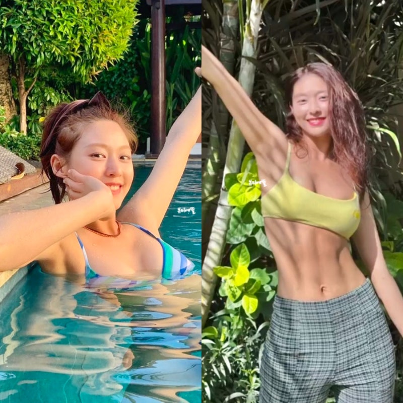 "입간판 훔쳐갈 정도였다고?" 167cm 48kg 몸매끝판왕 설현 비키니 자태! 연예인 다이어트 비결은....