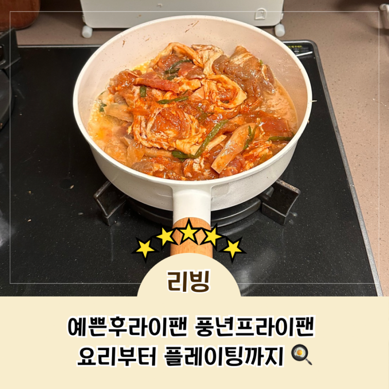 예쁜후라이팬 요리부터 플레이팅까지 한 번에, 멀티팬 풍년프라이팬