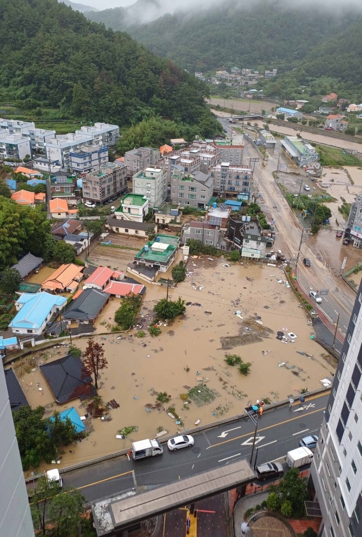 <b>거제·통영</b> 기록적 <b>집중호우</b>에 ‘국가소방동원령’ 발령…1명 사망....
