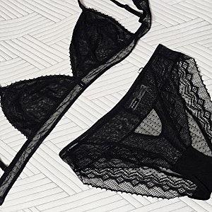 글램레이디 시어브라렛 미스티 블랙, 가볍고 편안한 여름브라렛 세트 착용 후기