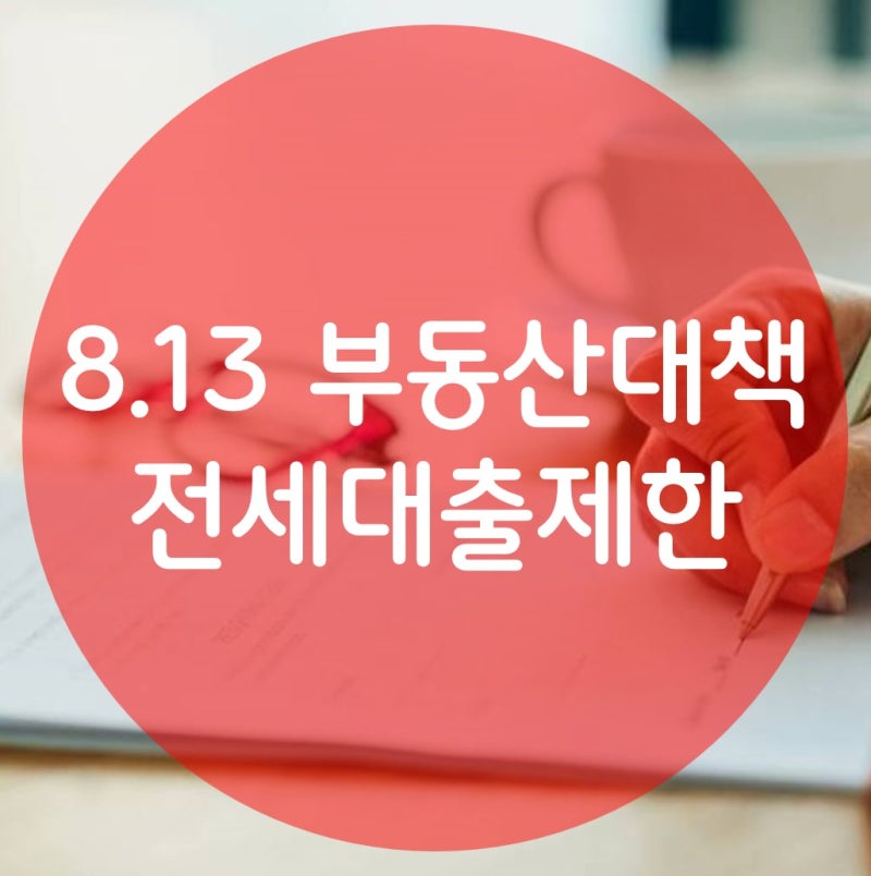 8·13 대책 ‘비거주 1주택자 전세대출 규제’ 정리