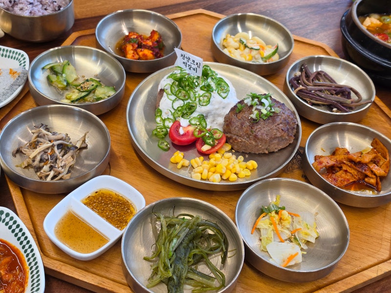 기장 롯데아울렛 맛집 솥밥 동암떡갈비 가성비 한식 뷔페