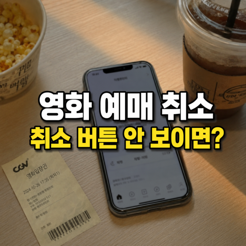 Can't Find the Cancel Button? Start Here! How to Cancel Movie Tickets at CGV, Lotte Cinema, Megabox