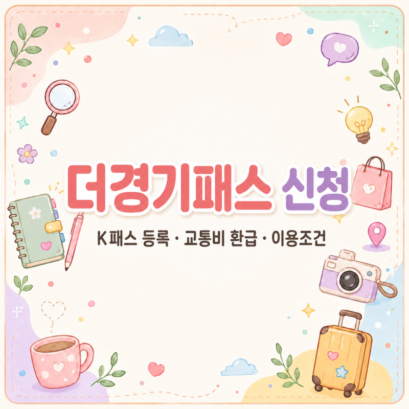 더경기패스 신청, K패스 등록하면 환급 얼마나 될까?