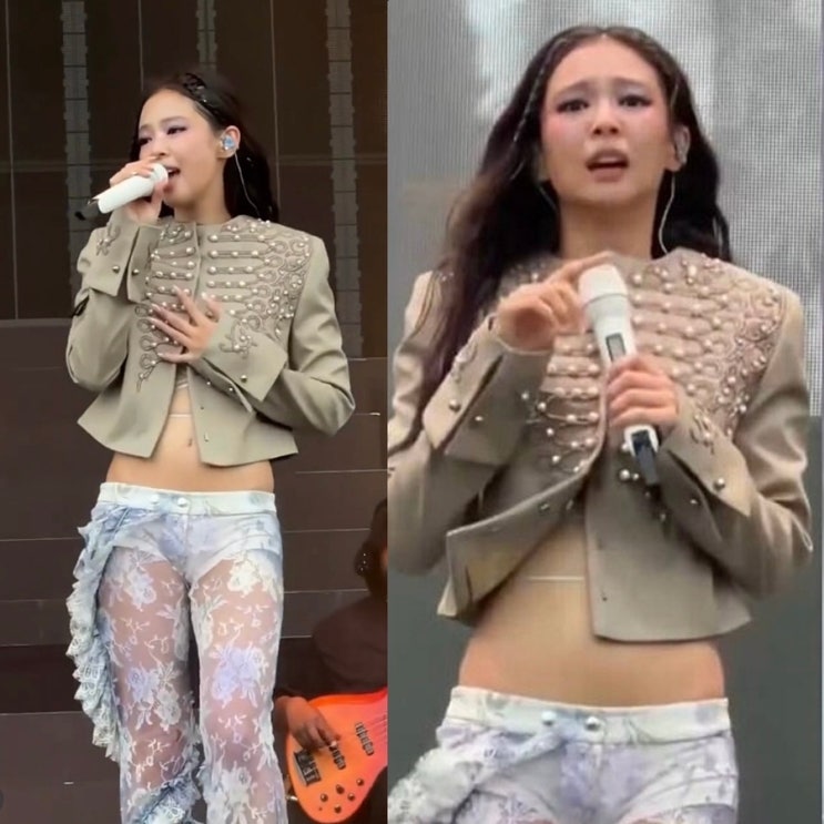 "손 떨며 눈물 꾹" <b>제니 서머소닉</b> 대형 사고에도 빛난 무대 매너