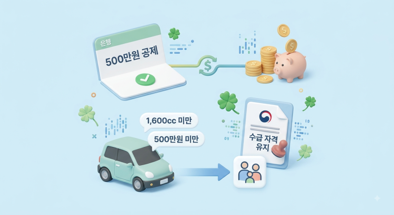 기초수급자 통장 잔액 얼마까지 가능할까? 예금.적금 재산 산정 기준부터 자동차 소유 조건....