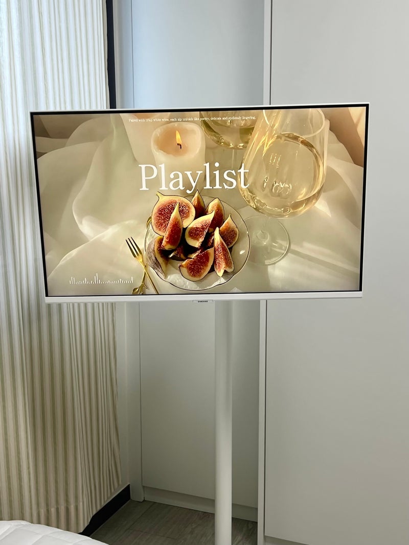 삼탠바이미 삼성 M5 32인치 이동식tv, 티비거치대 내돈내산 후기