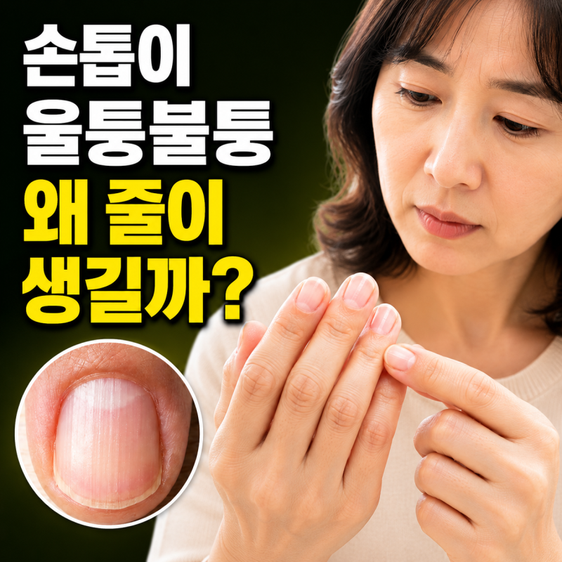 “손톱 울퉁불퉁” 손톱 세로줄·가로줄 원인 4가지