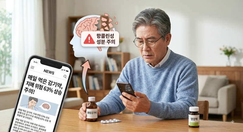 매일 먹던 감기약이 치매 위험을 63% 높인다? 주의해야 할 약물 성분 총정리