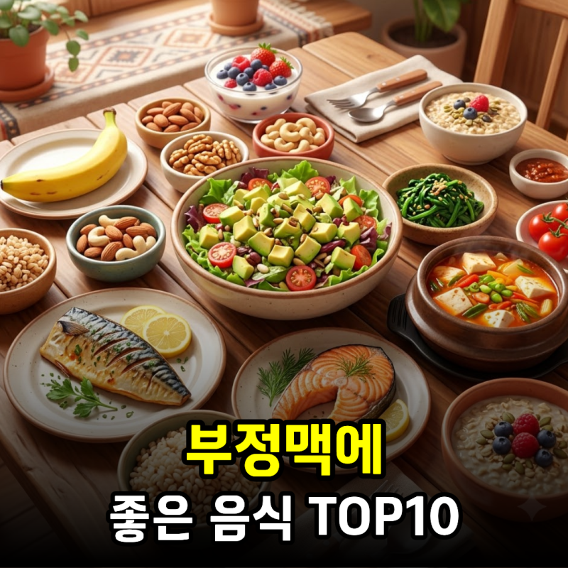 부정맥에 좋은 음식 TOP10