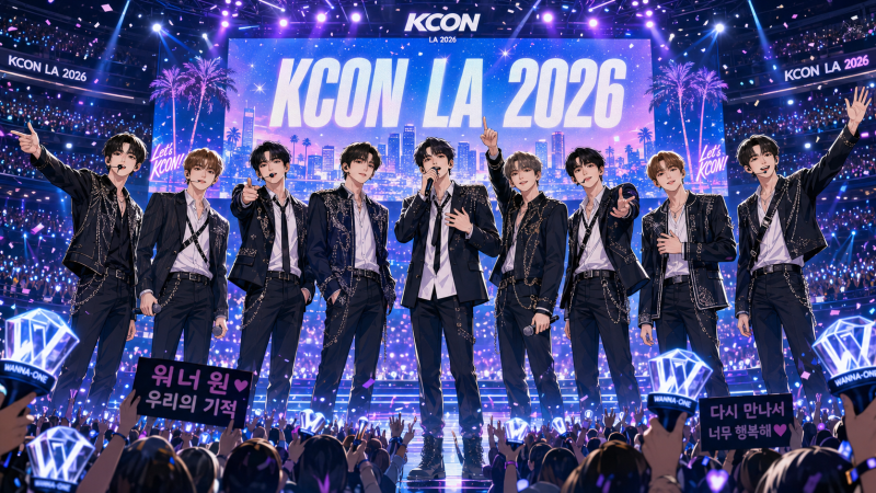 워너원 KCON LA 2026 무대 정리, 9년 만의 귀환이 특별한 이유