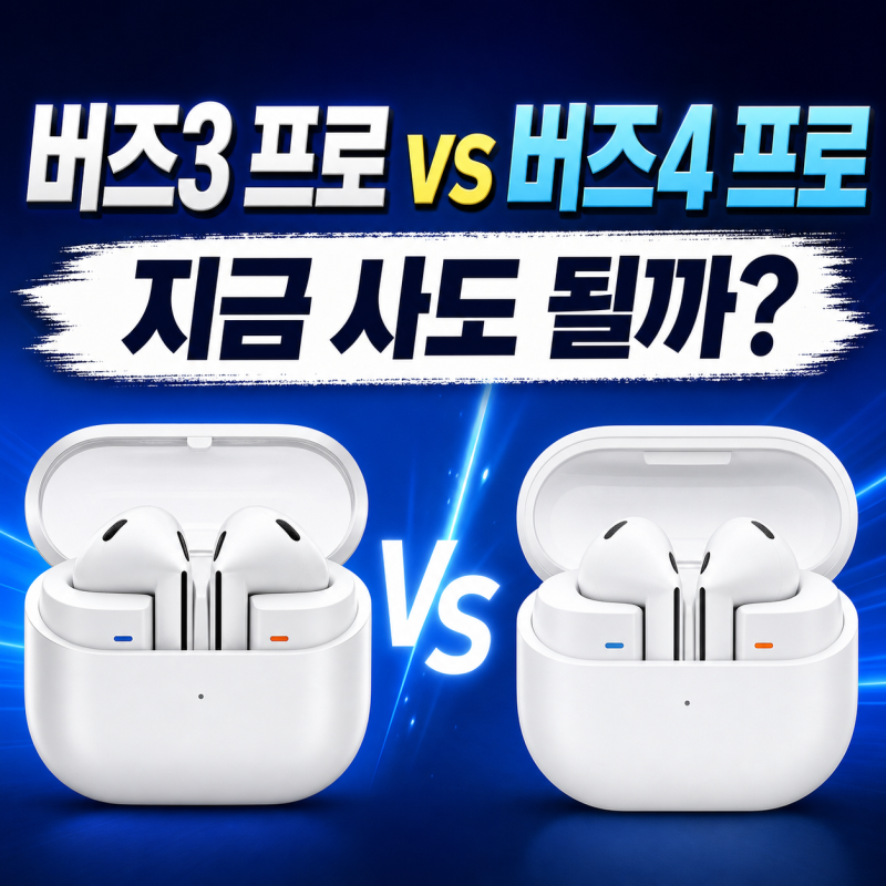 갤럭시 버즈3 프로 지금 사도 될까? 버즈4 프로 출시 후 가성비 비교