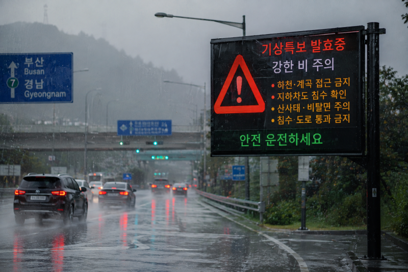 연휴 마지막 날 전국 비, 경남·부산은 폭우 주의…오늘 날씨 꼭 확인하세요!!