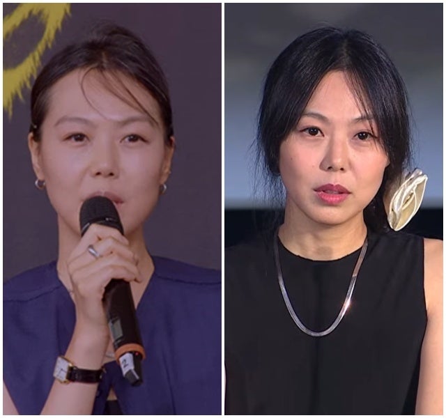 김민희, 아가씨 히데코 떠오르는 얼굴 과 함께 수상 소감 속 아기 언급