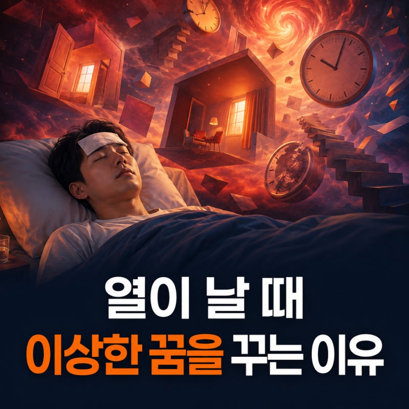 몸에 열이 날 때 이상하고 복잡한 꿈을 꾸는 이유