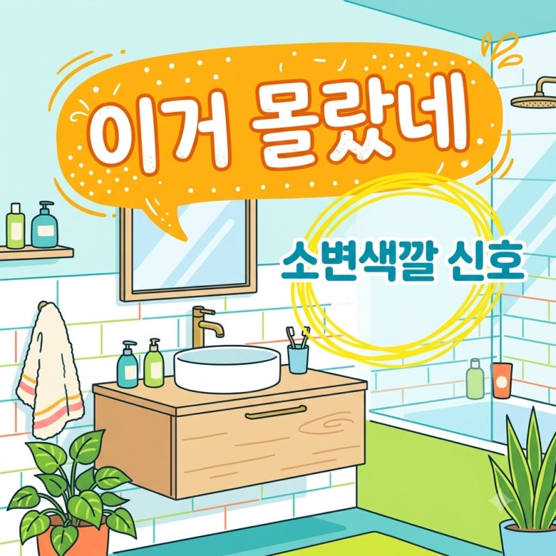 소변색깔 그냥 넘겼었는데 나만 몰랐던 몸의 신호