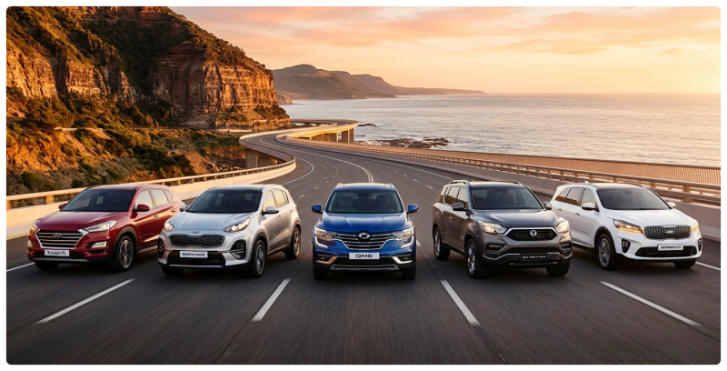 첫 패밀리 SUV 추천! 1,000만 원대 후반에 살 수 있는 알짜 중고차 국산 SUV 5종