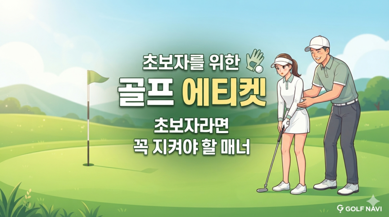 [골린이 필독] "이것만 알아도 욕 안 먹는다!" 초보자를 위한 필수 골프 에티켓 총정리