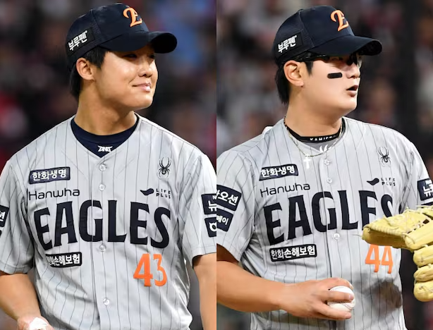 "결국 믿을 건 얘네뿐?" 한화 김서현-정우주 동반 1군행에 들썩이는 팬심, 진짜 제구 잡힌 거 ....