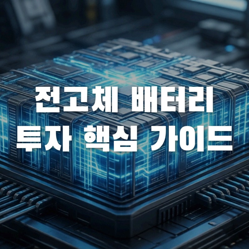 전고체배터리관련주 투자 가이드: 삼성SDI와 실체주 구분법