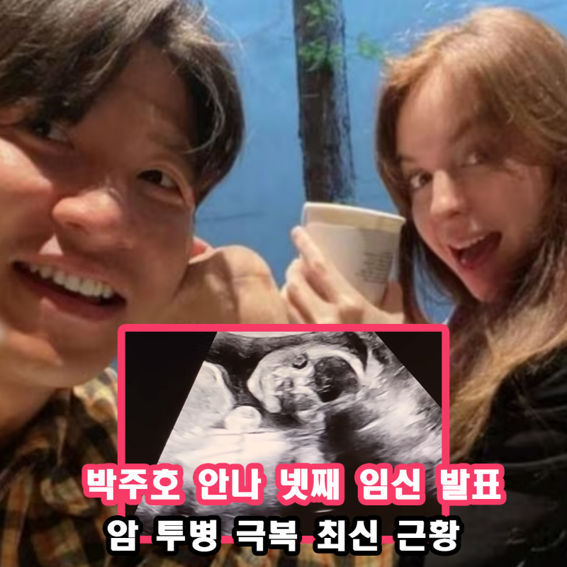 박주호 안나 넷째 임신 발표 초음파 사진 공개 암 투병 극복 최신 근황
