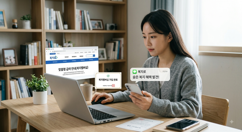 내가 받을 수 있는 정부 지원금, 한눈에 확인하고 신청하는 법 (복지로 '맞춤형 급여 안내' 활....