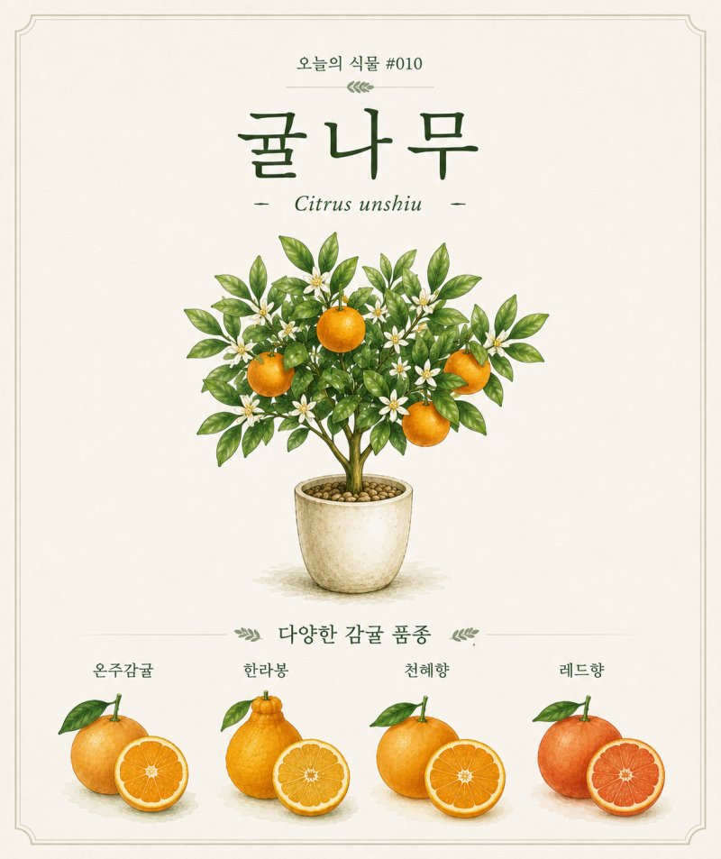 [오늘의 식물 ] #010 귤나무