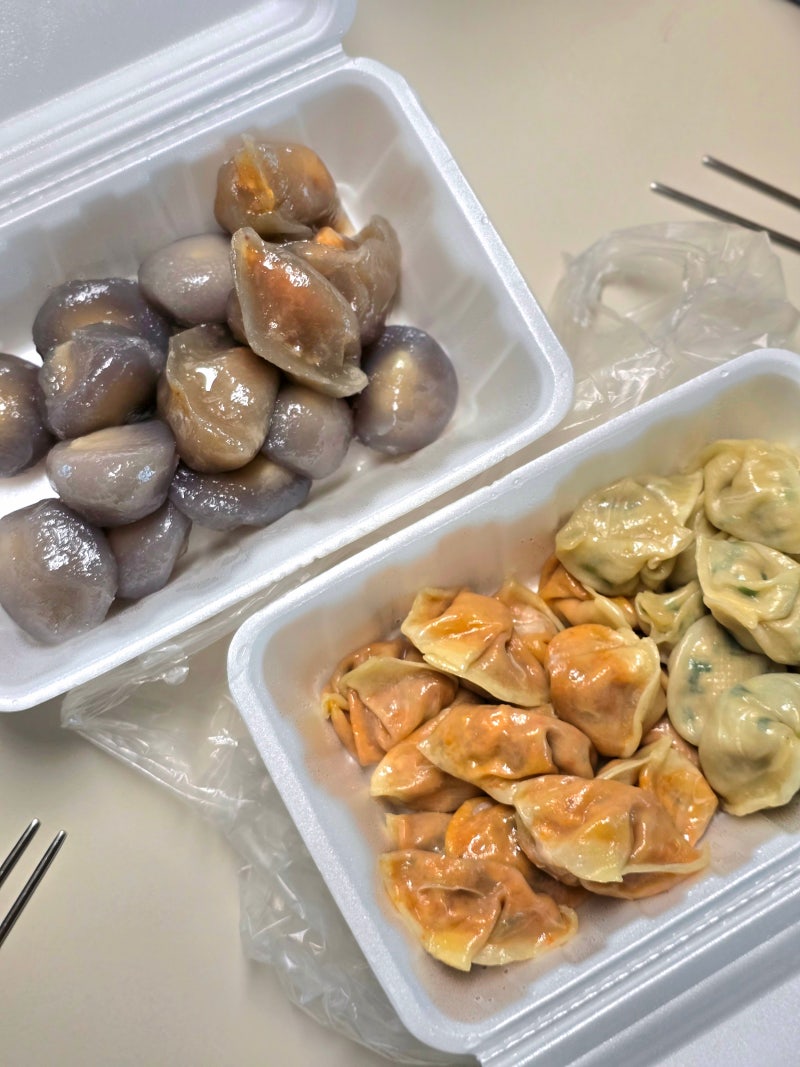 충주 자유시장 대성야채만두 감자떡만두 웨이팅 맛집