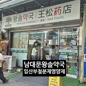 임산부 볼그레 철분제 최저가 구매 남대문 왕솔약국 평일 점심 30분 웨이팅 후기(재고 확인법....