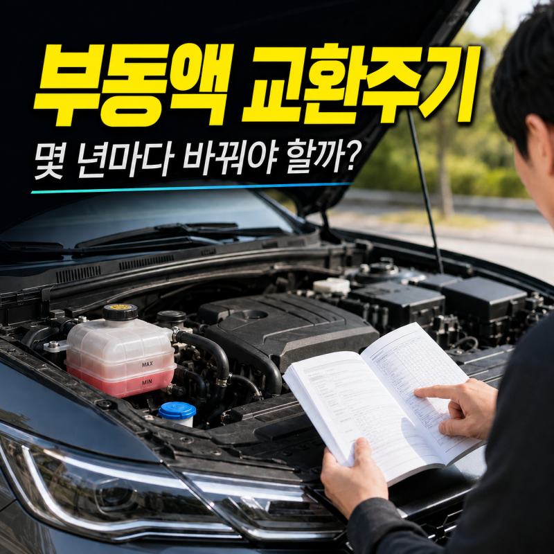 부동액 교환주기 몇 년마다? 교체비용과 점검 기준