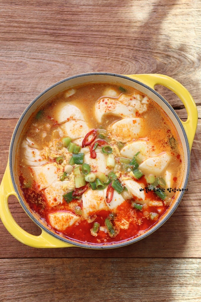 명란 순두부찌개 레시피 끓이는법 순두부 요리