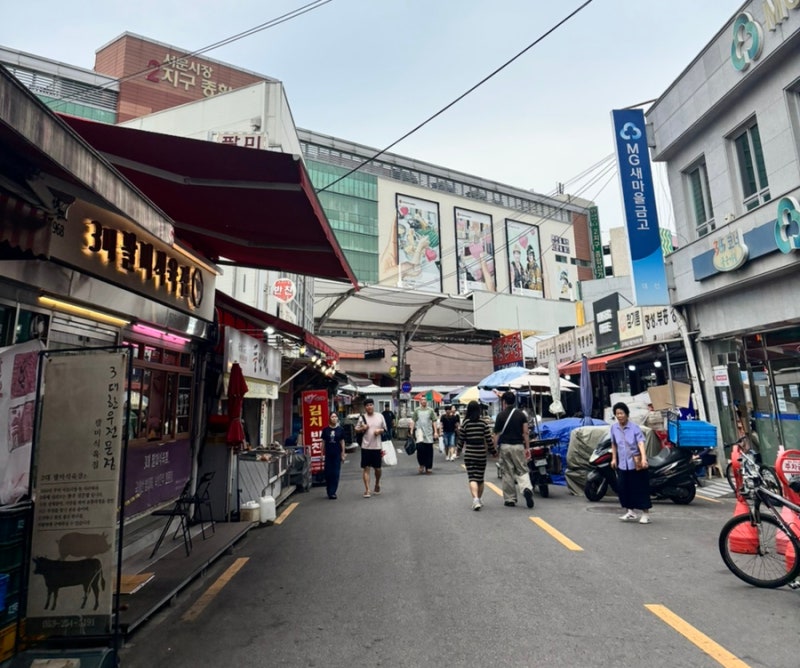 대구 여행 필수 코스 [서문시장]먹거리 간식 루트 추천 로타리 닭강정, 초코 땅콩 빵, 쭉쭉 감....