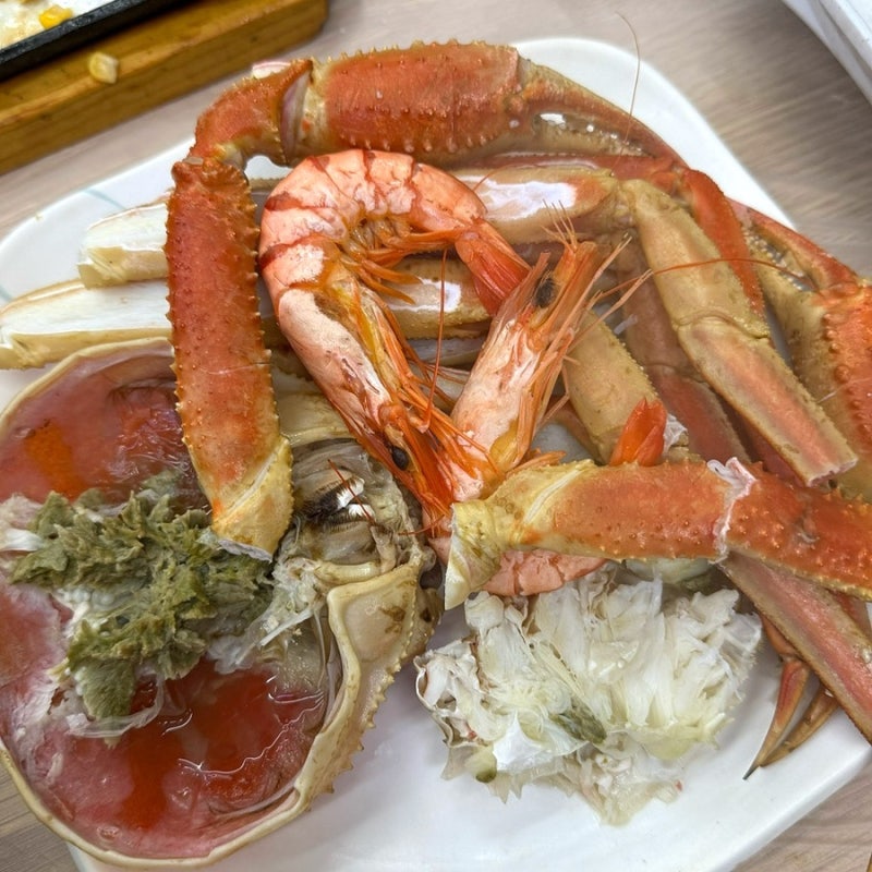 포항 죽도시장 맛집 저렴한 박달대게 세트 '갈릴리대게회식당'