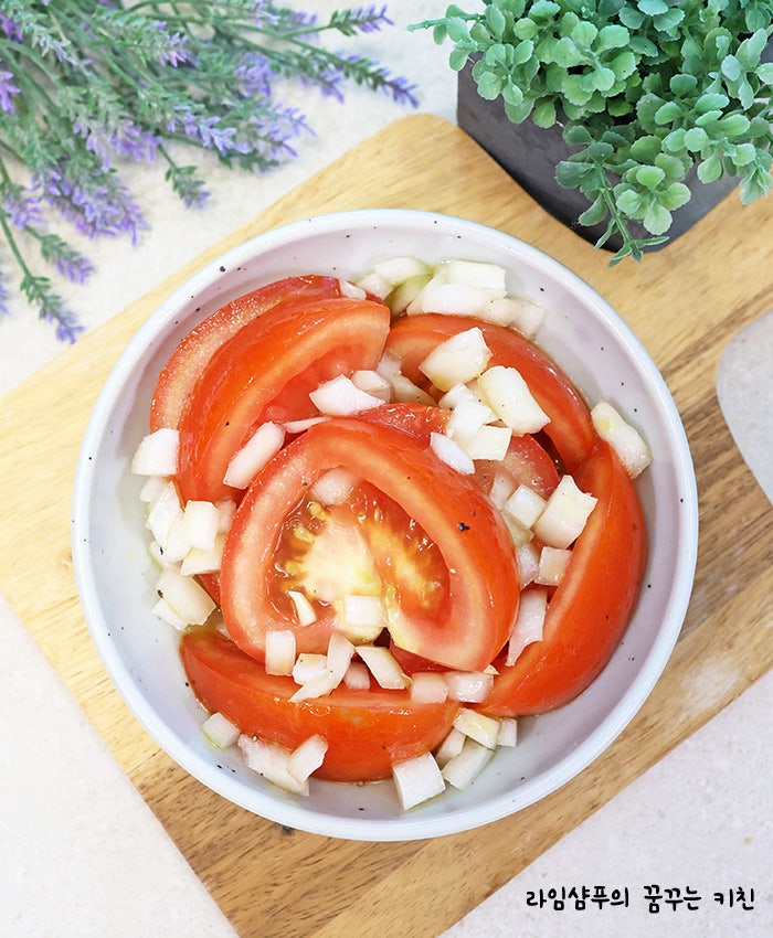 성시경 토마토 샐러드 완숙 토마토 마리네이드 레시피 요리