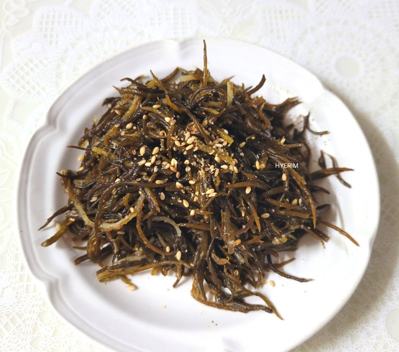 톳나물무침 만들기 레시피 톳나물 비빔밥 말린 톳 요리법+감자밭