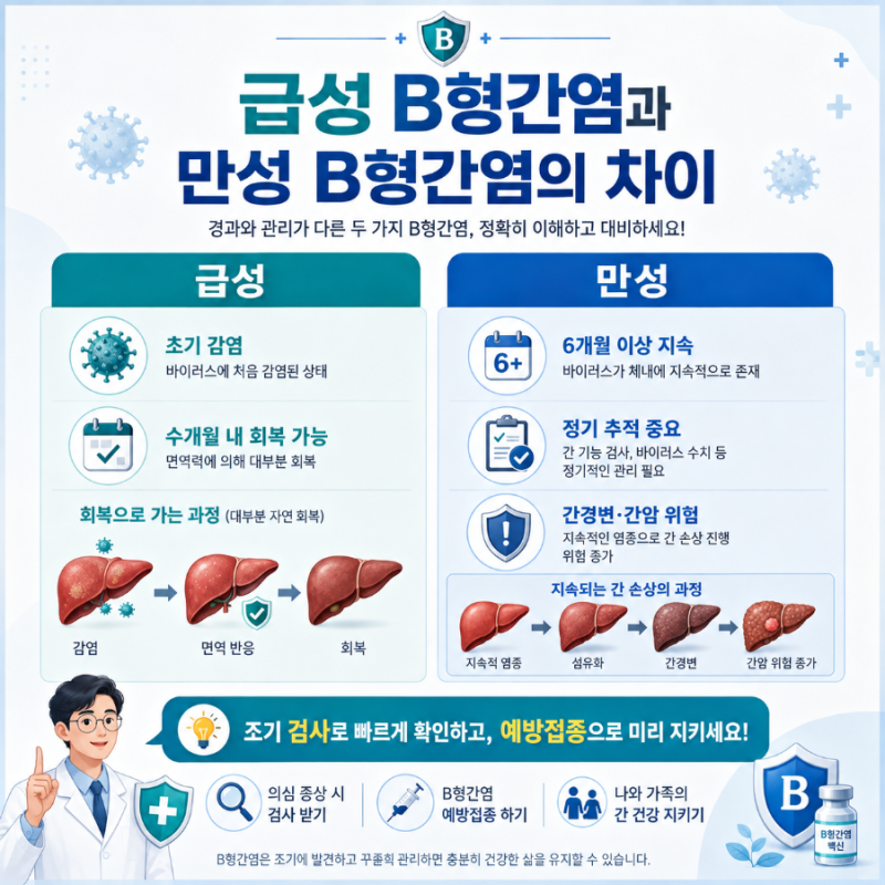 B형 간염 증상, 원인, 전염, 검사, 항원ㆍ항체, 보균자, 예방접종, 치료 등 핵심정리