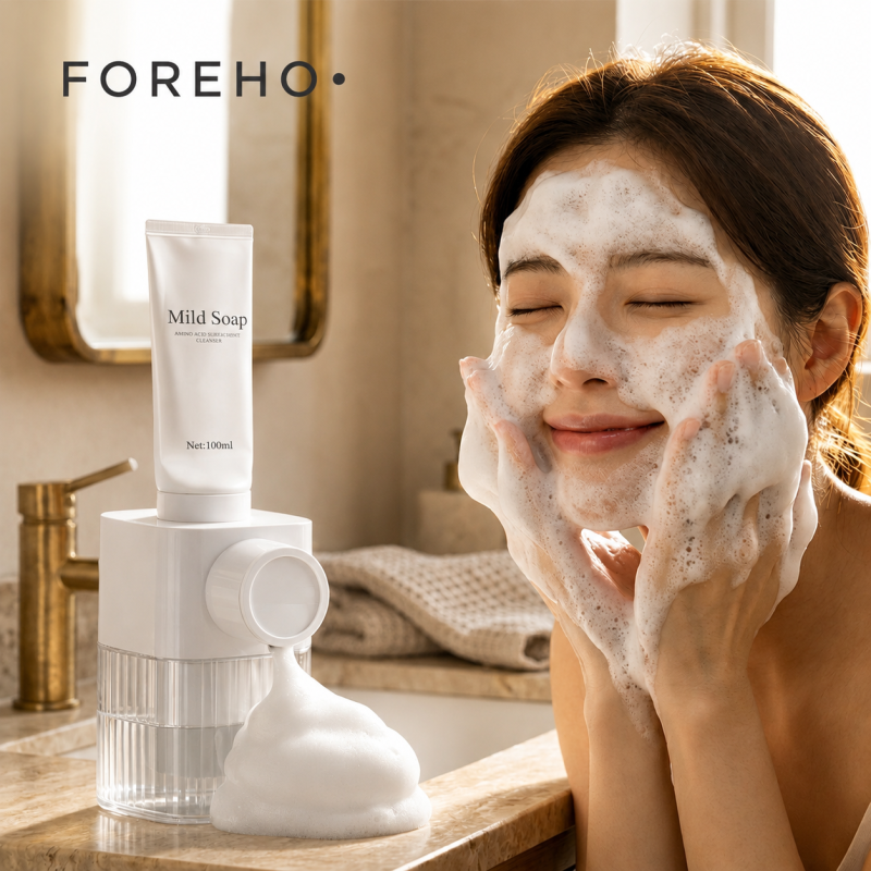 손만 대면 거품이 퐁퐁! FOREHO 자동 거품 디스펜서 세안기 솔직 후기