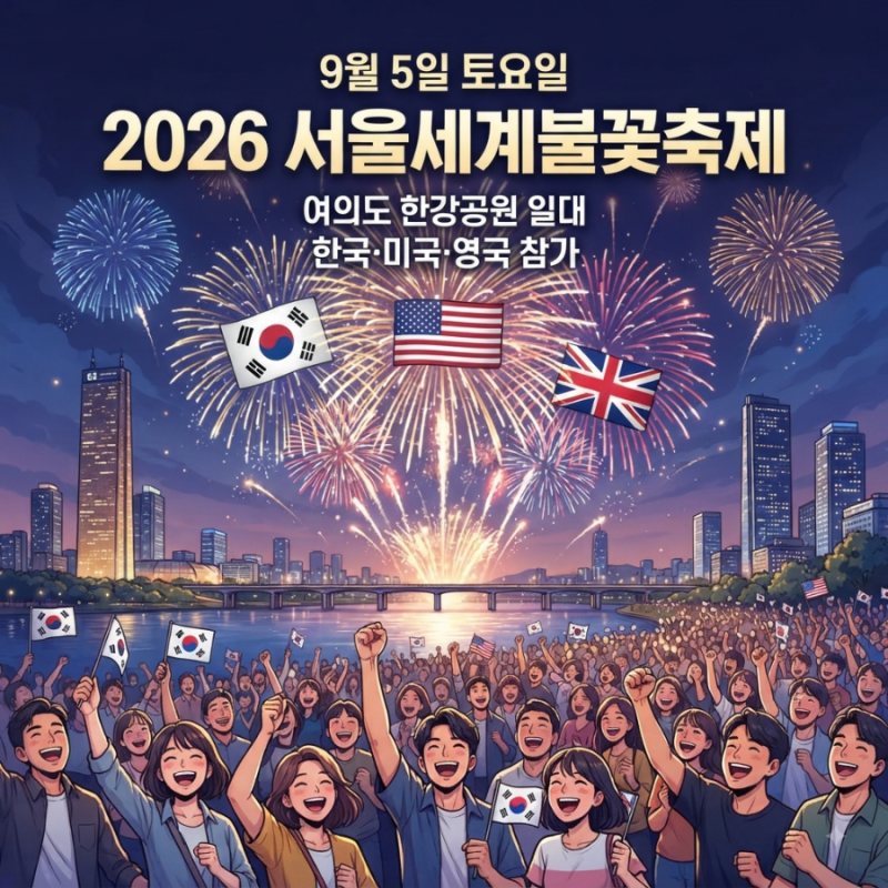 9월 5일 서울세계불꽃축제 2026 일정·참가국·명당·교통통제 총정리