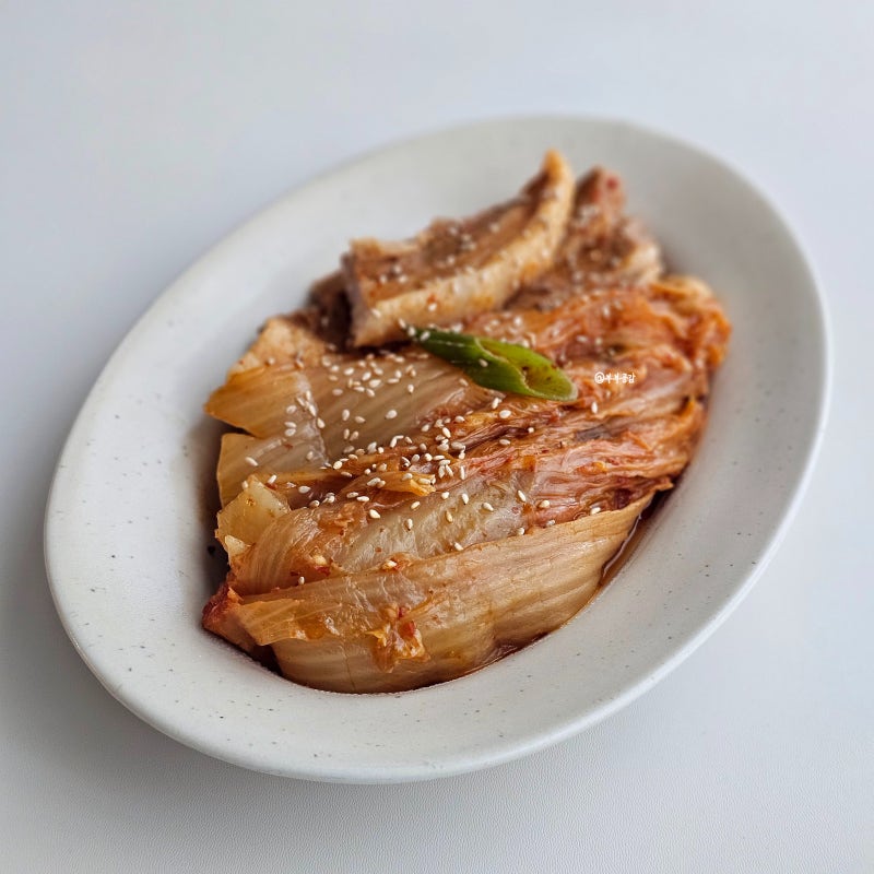 돼지고기 김치찜 레시피 초간단 삼겹살 김치찜 만들기