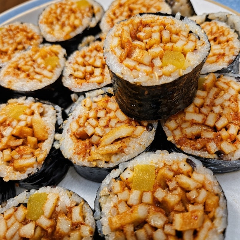 집에서 즐기는 매콤 불오뎅 김밥 레시피