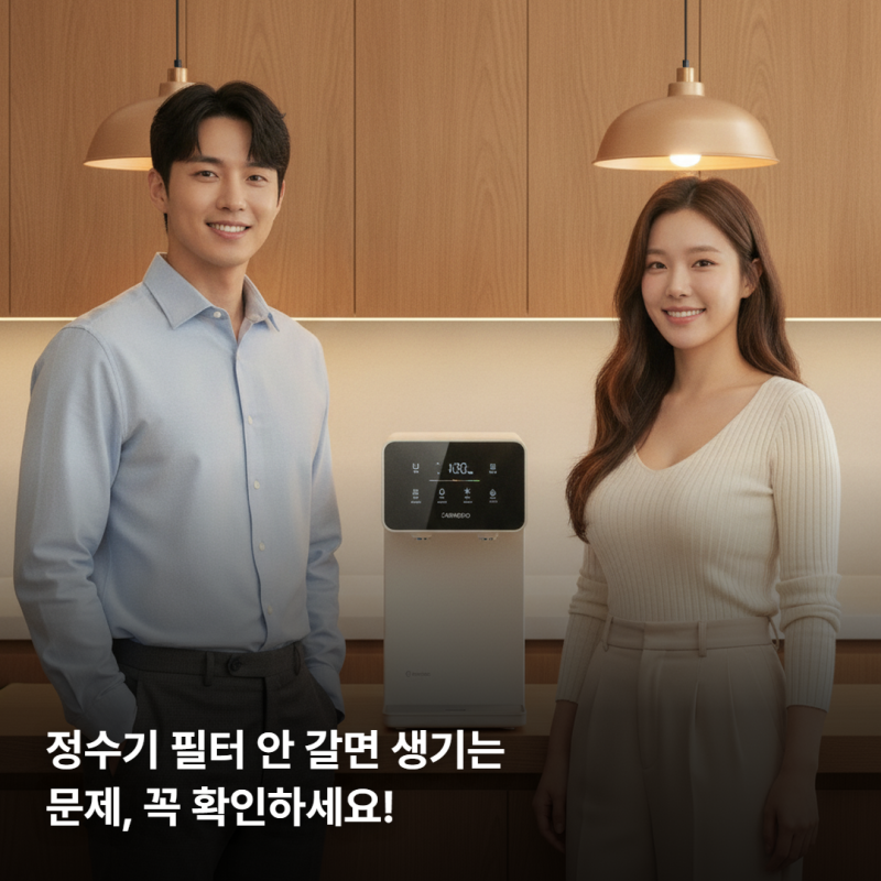 쿠쿠 정수기 필터 안 갈면 생기는 문제, 마실 수 있을까?