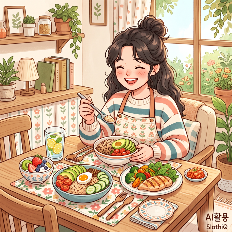 -5kg 현실적인 일주일 다이어트 식단표 구성법 (장보기 리스트 포함) ✨