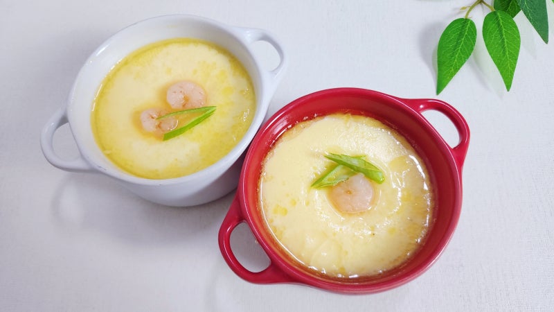 아침 간편식 일본식 부드러운 계란찜 만드는법, 차완무시 푸딩 계란찜 만들기