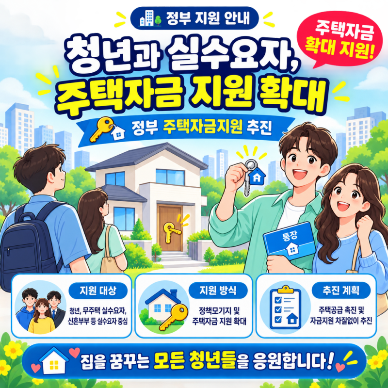 주택자금 확대 지원, 청년미래 보금자리까지 8·13대책(후속정책 발표 총정리)