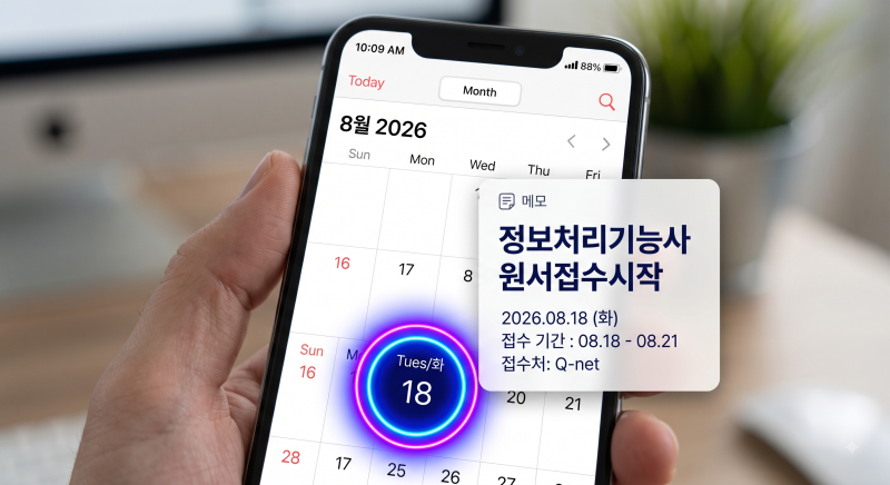 [2026년 정보처리기능사 시험일정] 4회차 하반기 접수 시작 및 코딩 노베이스 단기 합격 가이....